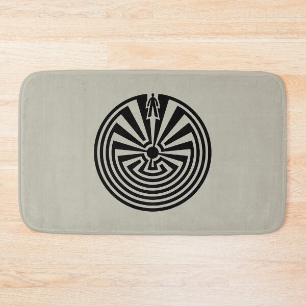 Item preview, Man in the Maze, Labyrinth, Journey through life, I'itoi, Papago designed and sold by nitty-gritty.