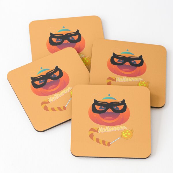 Item preview, Halloween pumpkin wears black glasses designed and sold by esm75.