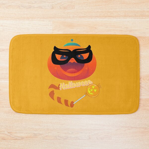 Item preview, Halloween pumpkin wears black glasses designed and sold by esm75.
