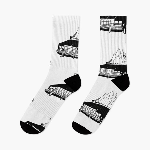 Item preview, Burning Cop Car designed and sold by TribeJunky.
