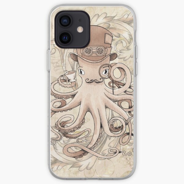 Steampunk Octopus iPhone Soft Case