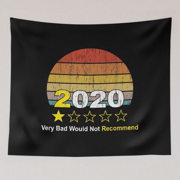 Item preview, 2020 Very Bad Would Not Recommend 1 Star Rating funny Gift designed and sold by skulltshirt.