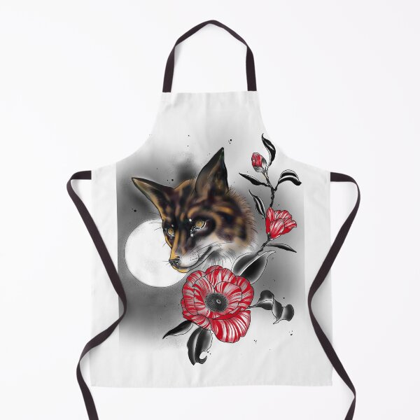 Item preview, Kitsune and Tsubaki - Fox and camellia designed and sold by Blacklinesw9.