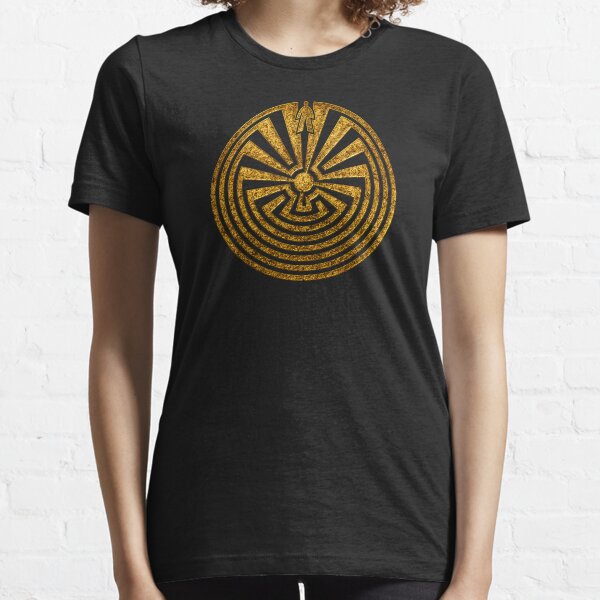 Mann im Labyrinth, Labyrinth, Reise durch das Leben, I'itoi, Papago Essential T-Shirt