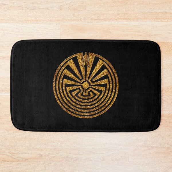 Item preview, Man in the Maze, Labyrinth, Journey through life, I'itoi, Papago designed and sold by nitty-gritty.