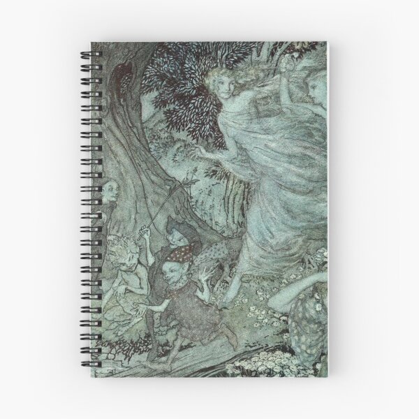 Aperçu de l'œuvre Arthur Rackham - Les Nymphes des bois créée et vendue par Dreamflight.