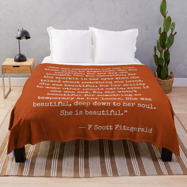 Item preview, She was beautiful - F Scott Fitzgerald designed and sold by The Little Wood Cottage.