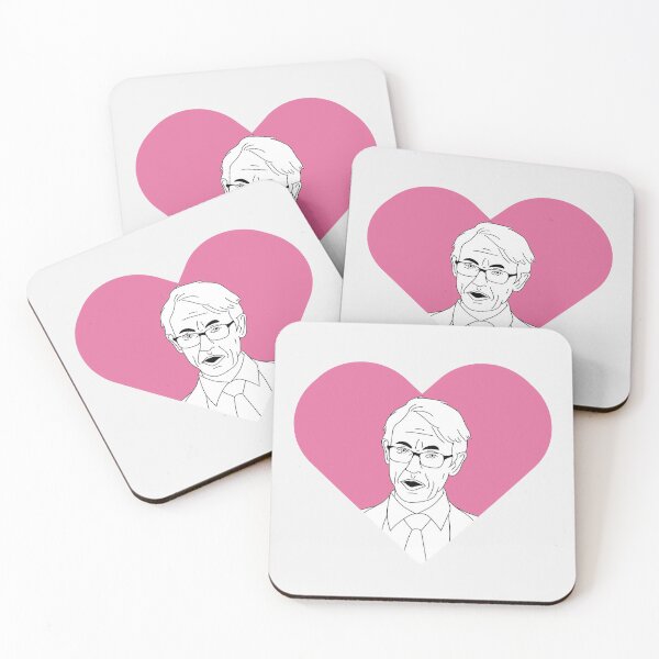 We Love Dr. Ashley Bloomfield Coasters (Set of 4)