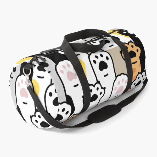 Item preview, cat paw kitten footprint seamless pattern cartoon love paw designed and sold by zugharo2019.