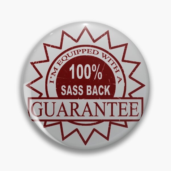 Item preview, Sass Back Guarantee designed and sold by AdamP-Presents.