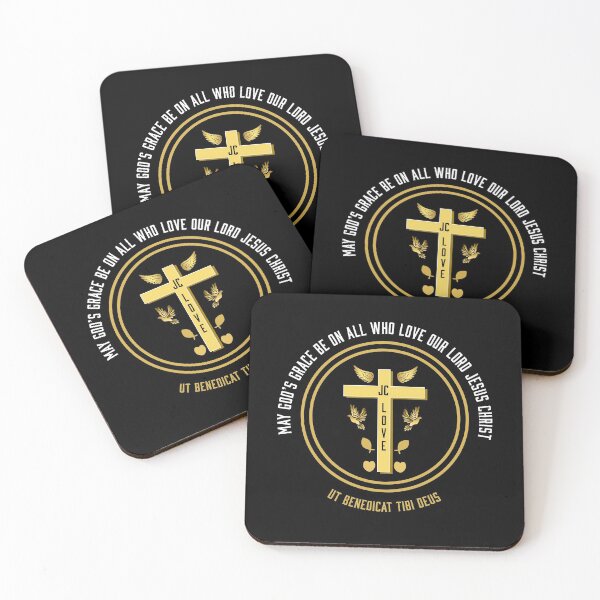 Team Jesus - Christian Bible Gifts - Jesus Christ Mugs - Team Jesus shirts t shirts - Bible Clubs - Church Gifts Coasters (Set of 4)