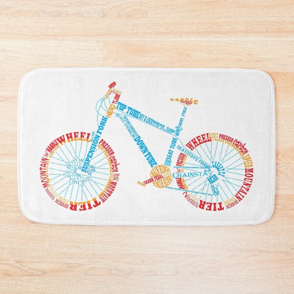 Item preview, Fire Red Mountain Bicycle T-shirt Cycling Tee designed and sold by raretshirtsuk.