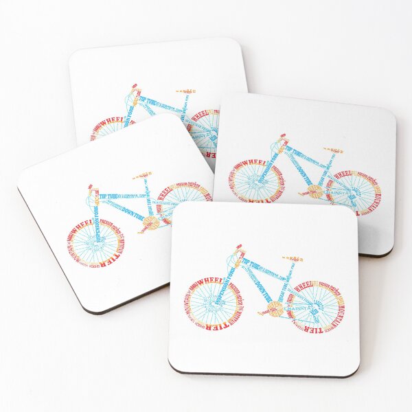 Item preview, Fire Red Mountain Bicycle T-shirt Cycling Tee designed and sold by raretshirtsuk.