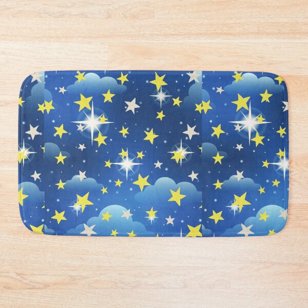 Item preview, Blue Night Sky with Golden Stars designed and sold by AtarangiDesigns.