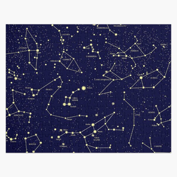Item preview, Constellation Astronomy Star Map Night Sky designed and sold by WibbleDesign.