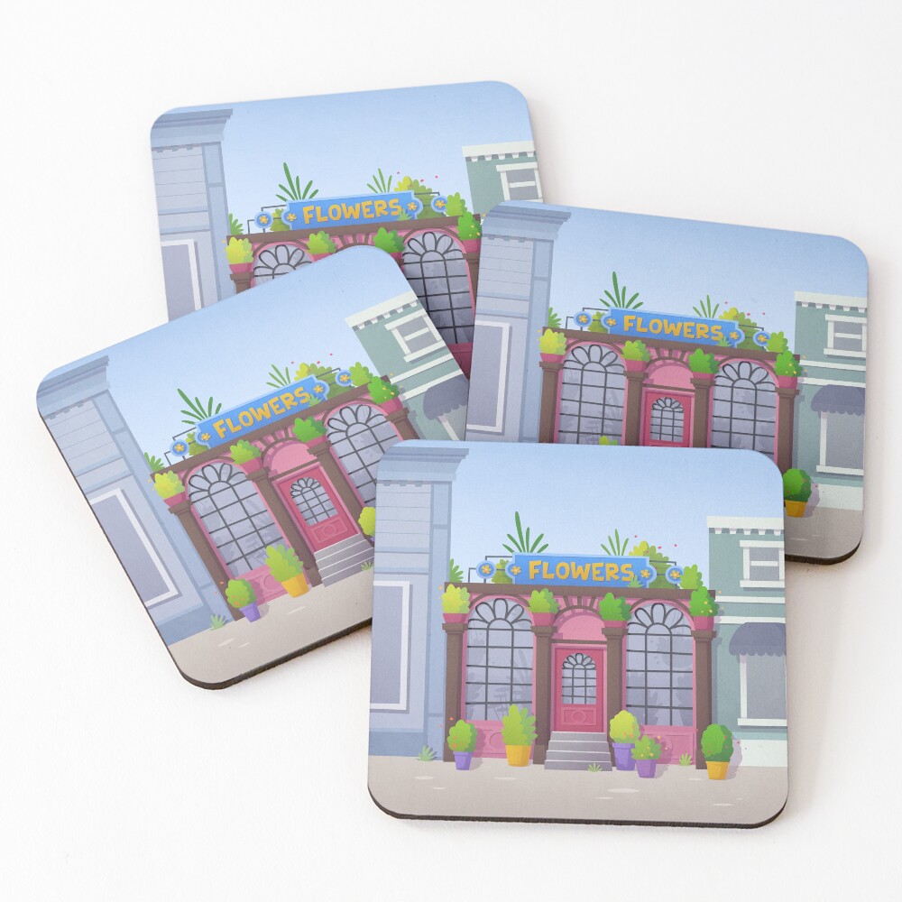 Item preview, Coasters (Set of 4) designed and sold by RikDrawsThings.