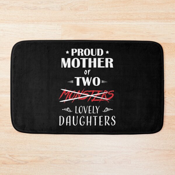 Item preview, Proud Mother of 2 Monsters, Lovely Daughters designed and sold by LookFrog.