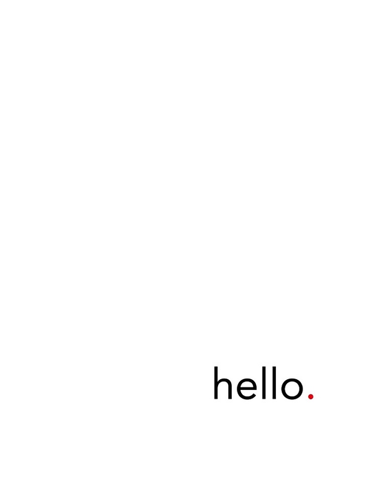 Thumbnail 4 of 4, iPhone Case, hello designed and sold by AgdedeDesign.
