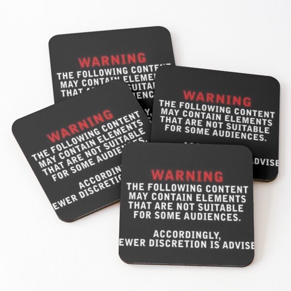 Item preview, WARNING designed and sold by smackprints.