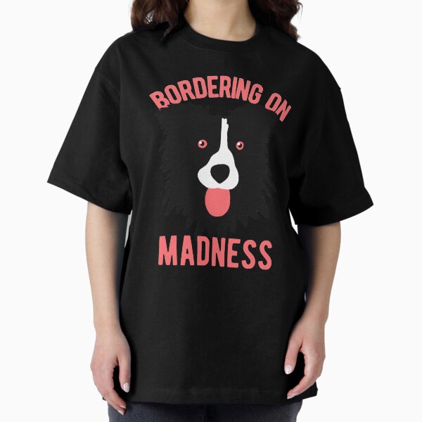Vista previa del artículo con la obra «Lindo perro Border Collie - Bordeando la locura», diseñado y vendido por CanadianUnicorn.