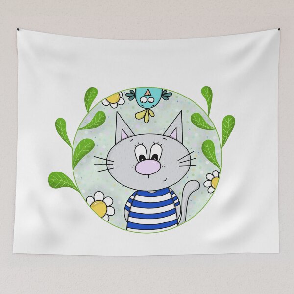 Item preview, Cat in frame designed and sold by KateCrafts.
