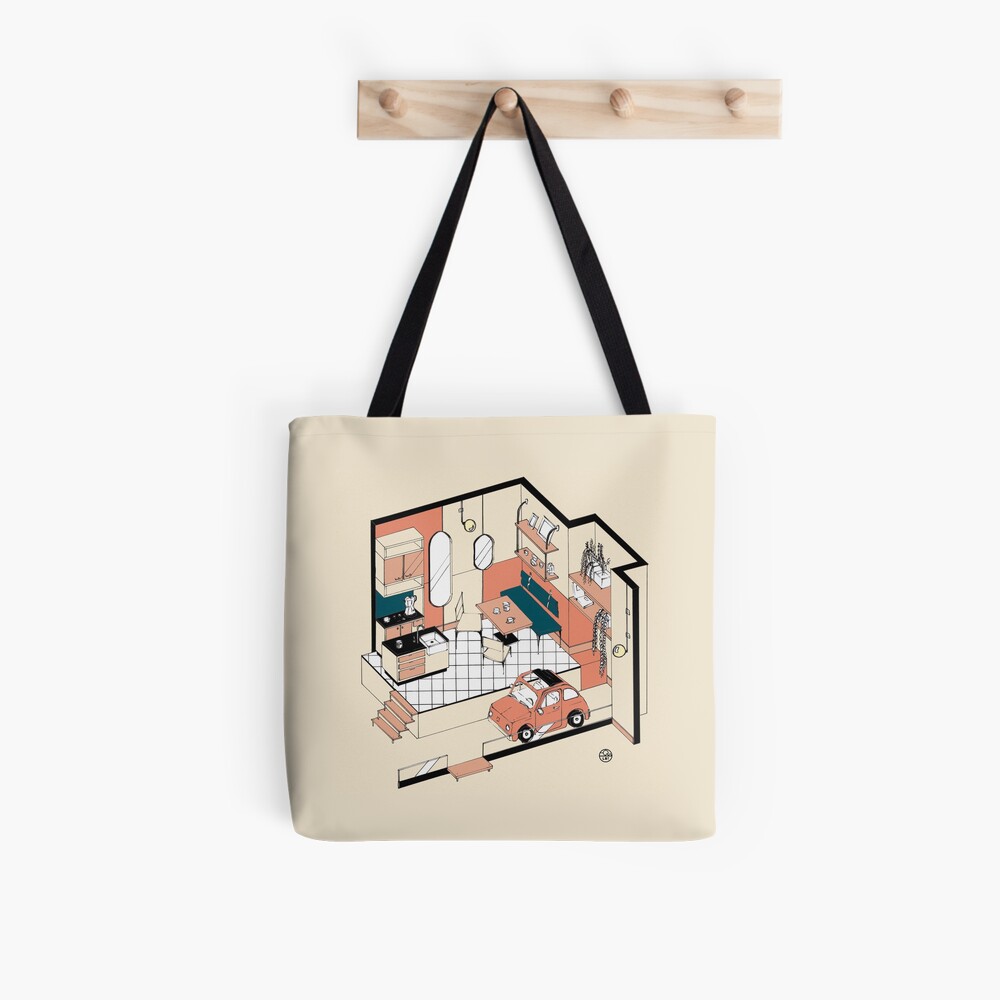 Aperçu de l'œuvre Tote bag doublé créée et vendue par LoicBrDesign.