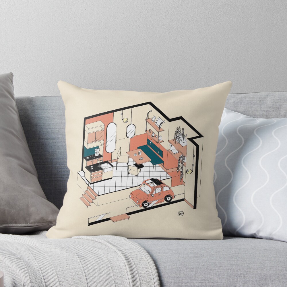 Aperçu de l'œuvre Coussin créée et vendue par LoicBrDesign.