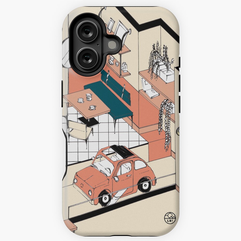 Aperçu de l'œuvre Coque antichoc Magsafe pour iPhone créée et vendue par LoicBrDesign.