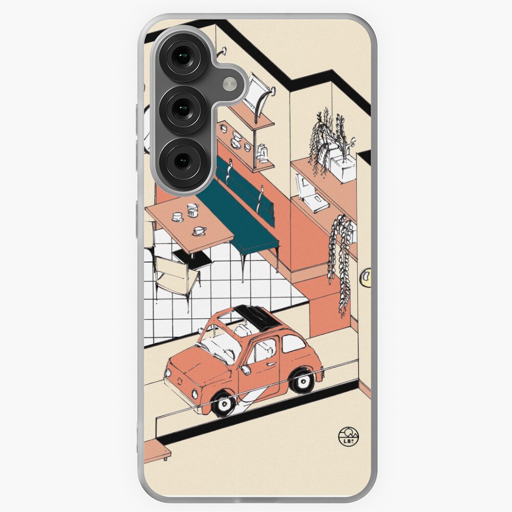 Aperçu de l'œuvre Coque souple Samsung Galaxy créée et vendue par LoicBrDesign.