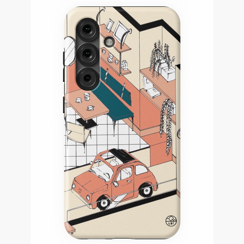 Aperçu de l'œuvre Coque antichoc Samsung Galaxy créée et vendue par LoicBrDesign.