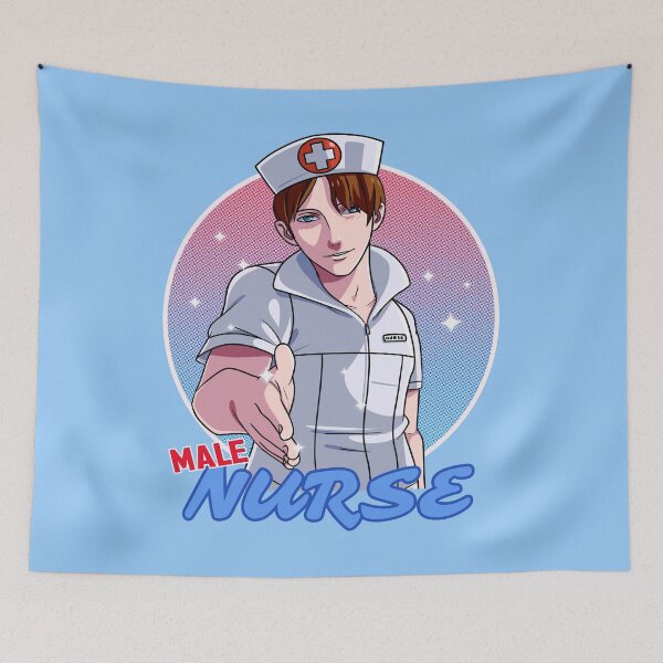 Item preview, Male Nurse Funny Murse Anime Otaku designed and sold by Nosek1ng.