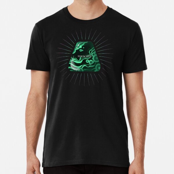 Malachite gemstone design Premium T-Shirt