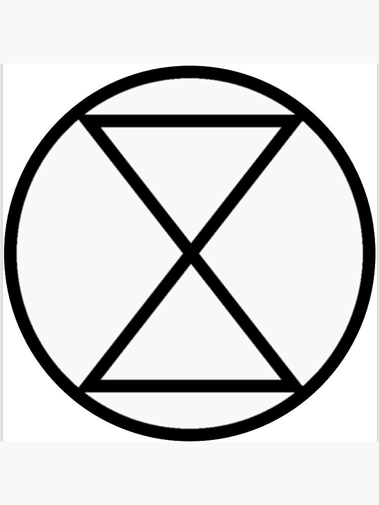 "Extinction Rebellion" Sticker by Catpurnicus | Redbubble