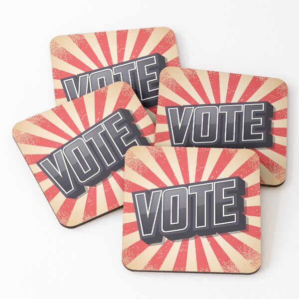 Item preview, Retro Vote designed and sold by randrgiftshop.