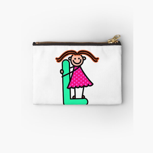 Item preview, Letter L for girls alphabet Kids Colorful Cartoon Character designed and sold by funwithletters.