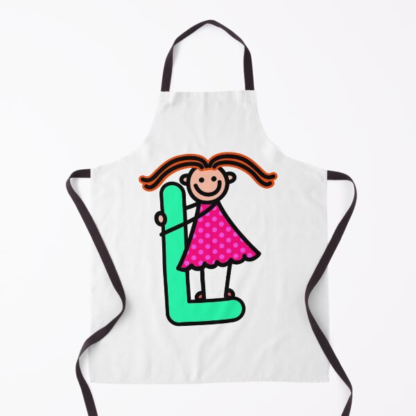 Item preview, Letter L for girls alphabet Kids Colorful Cartoon Character designed and sold by funwithletters.