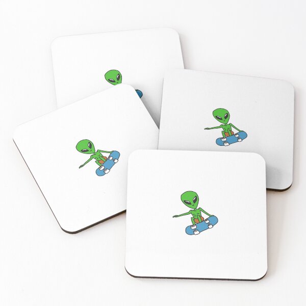 Item preview, Skateboarding alien designed and sold by IonaAppolina.