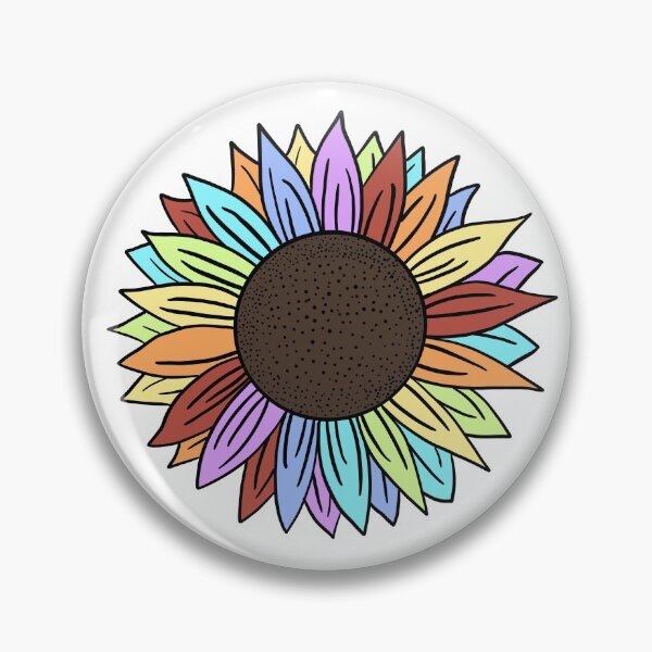 Item preview, Rainbow Sunflower designed and sold by CaitlinCerys.