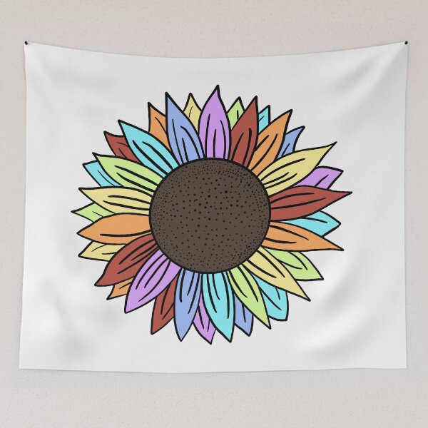 Item preview, Rainbow Sunflower designed and sold by CaitlinCerys.