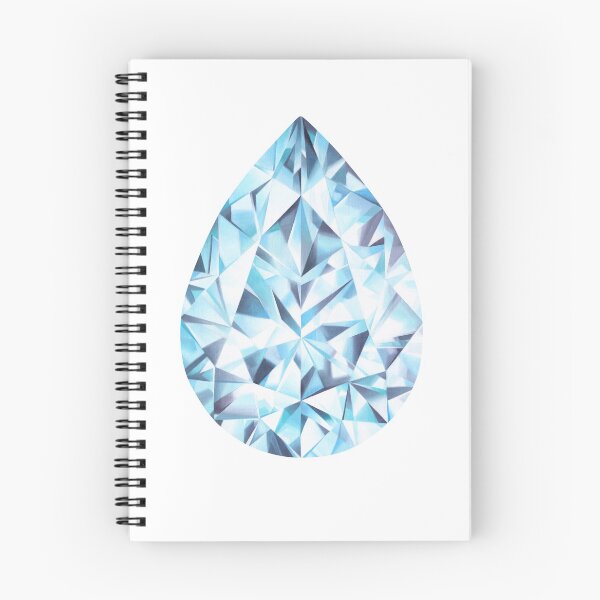Item preview, Blue Pear Diamond Cut Aquamarine designed and sold by AmberSunArt.