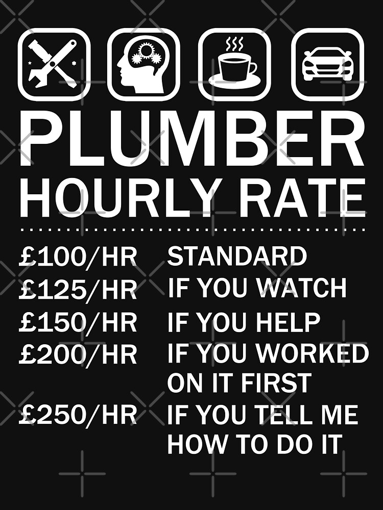 "Plumber Hourly Rate Price List Labor Rates Plumbing" Lightweight