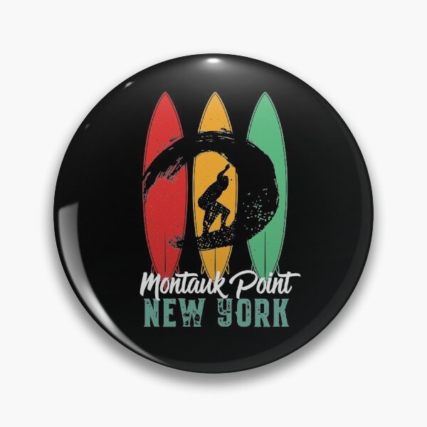 Item preview, Montauk Point Beach New York Vintage Surfing Summer Surfer designed and sold by raindwops.