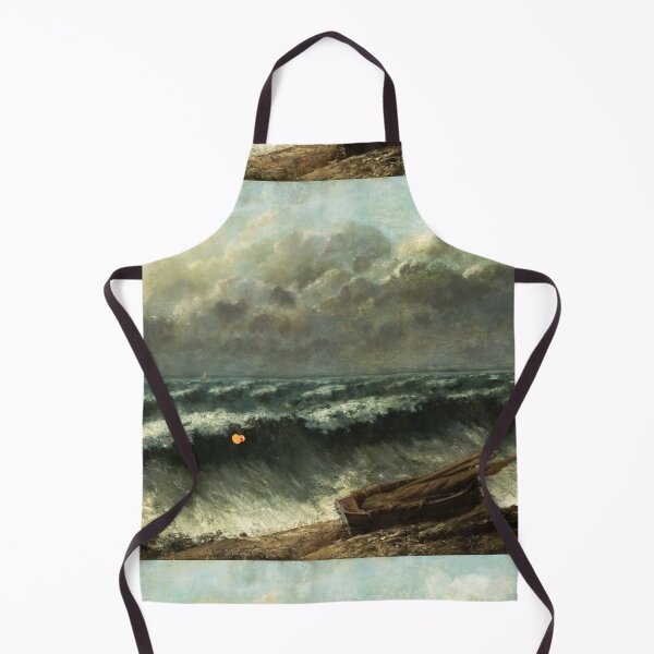 Item preview, Subtly Ruined Waves by Courbet - Rubber Ducky! designed and sold by weavernap.