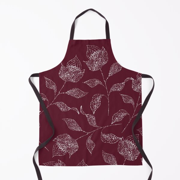 Item preview, pointillism plum leaves designed and sold by kelele.