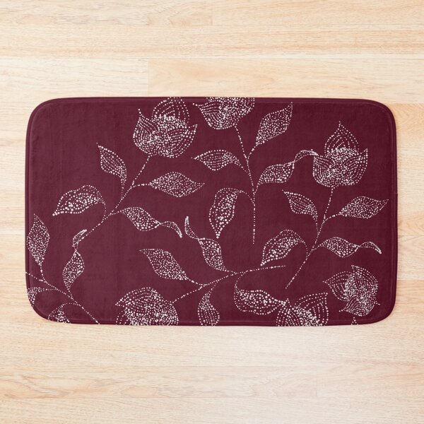 Item preview, pointillism plum leaves designed and sold by kelele.