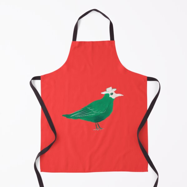 Halloween Chef/'s Apron Attempted Murder Crow Pun Horror Moon Flock Bird