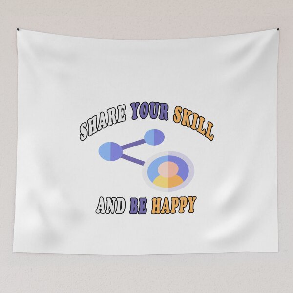 Item preview, Share Your Skill And Be Happy designed and sold by majeed10.