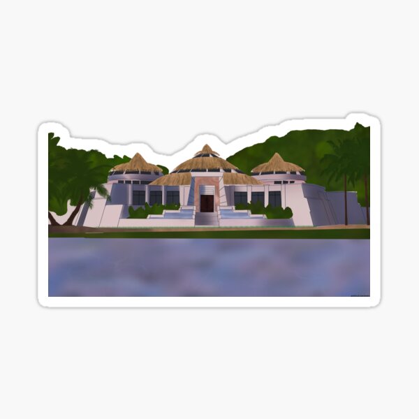 Vista previa del artículo con la obra «Centro de visitantes del Parque Jurásico», diseñado y vendido por Vi_ BookishDancer13.