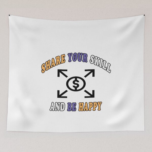 Item preview, Share Your Skill And Be Happy designed and sold by majeed10.