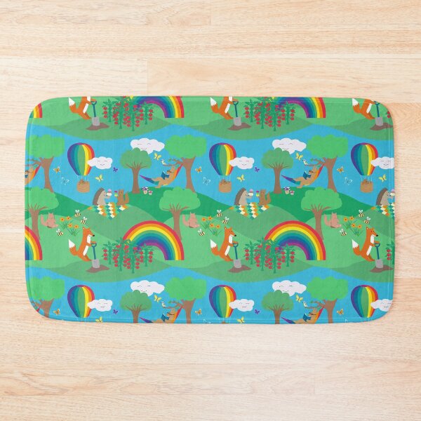 Item preview, Rainbow Summer Animals by Bear and Goose designed and sold by bearandgoose.